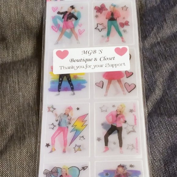 Jo Jo Siwa Pack Nickelodeon Bath Fizz, stickers, lip gloss - Picture 3 of 5